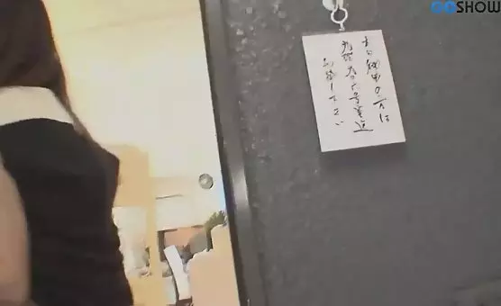 Eyeglasses girl gets naughty with his cock and spreads her hairy pussy wide